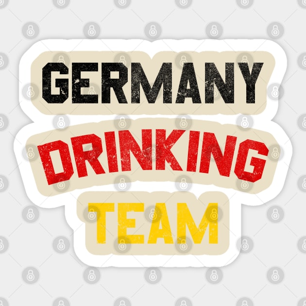 Germany Drinking Team Sticker by pelicanfly